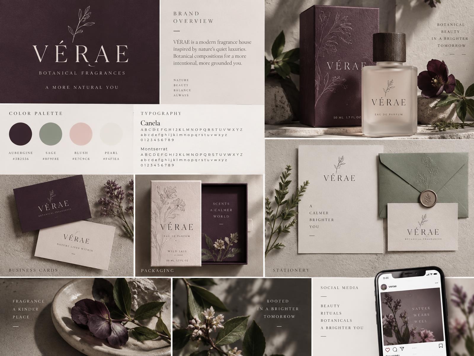 Vérae Brand Identity presentation